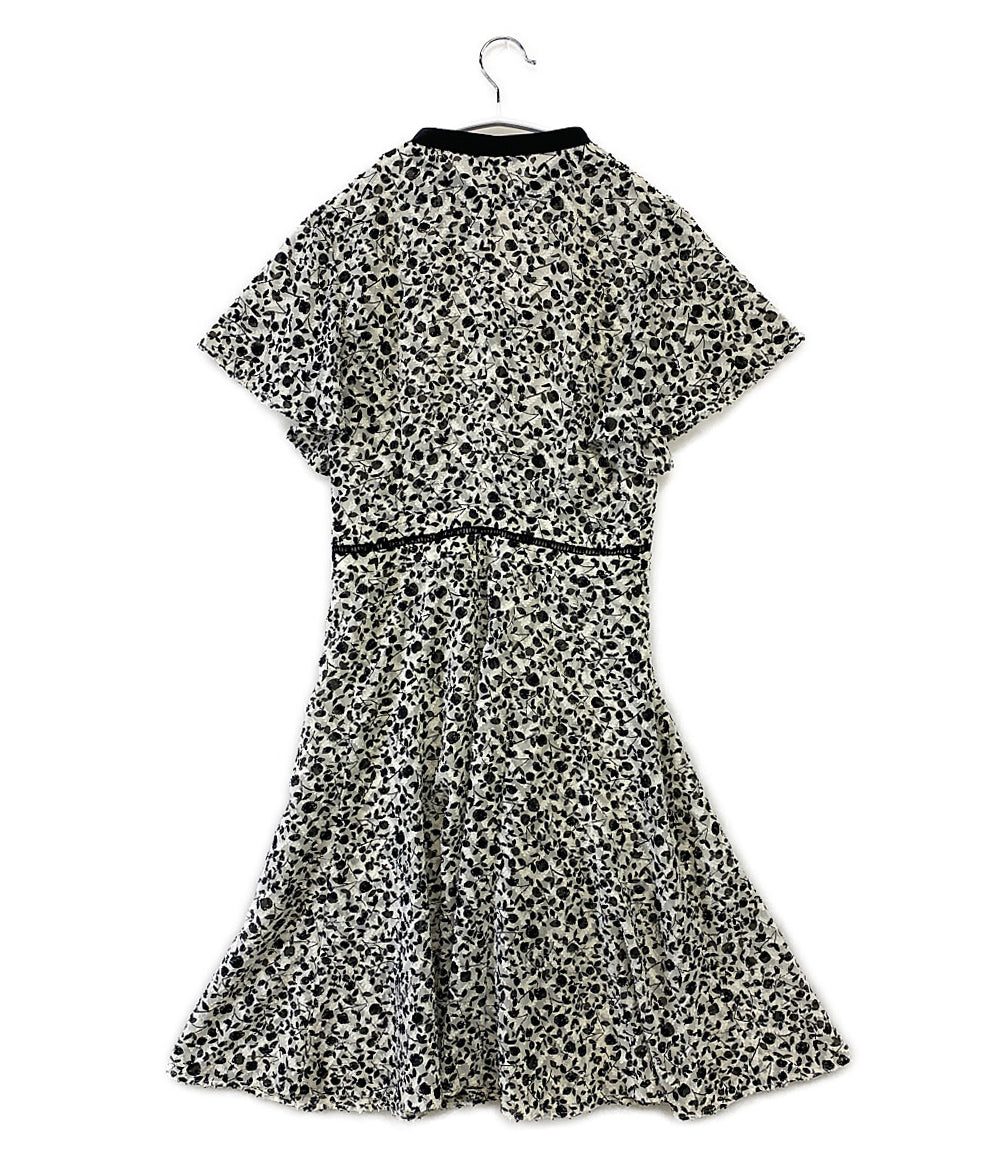 tara jarmon 半袖ワンピース 花柄 レディース SIZE S タラジャーモン