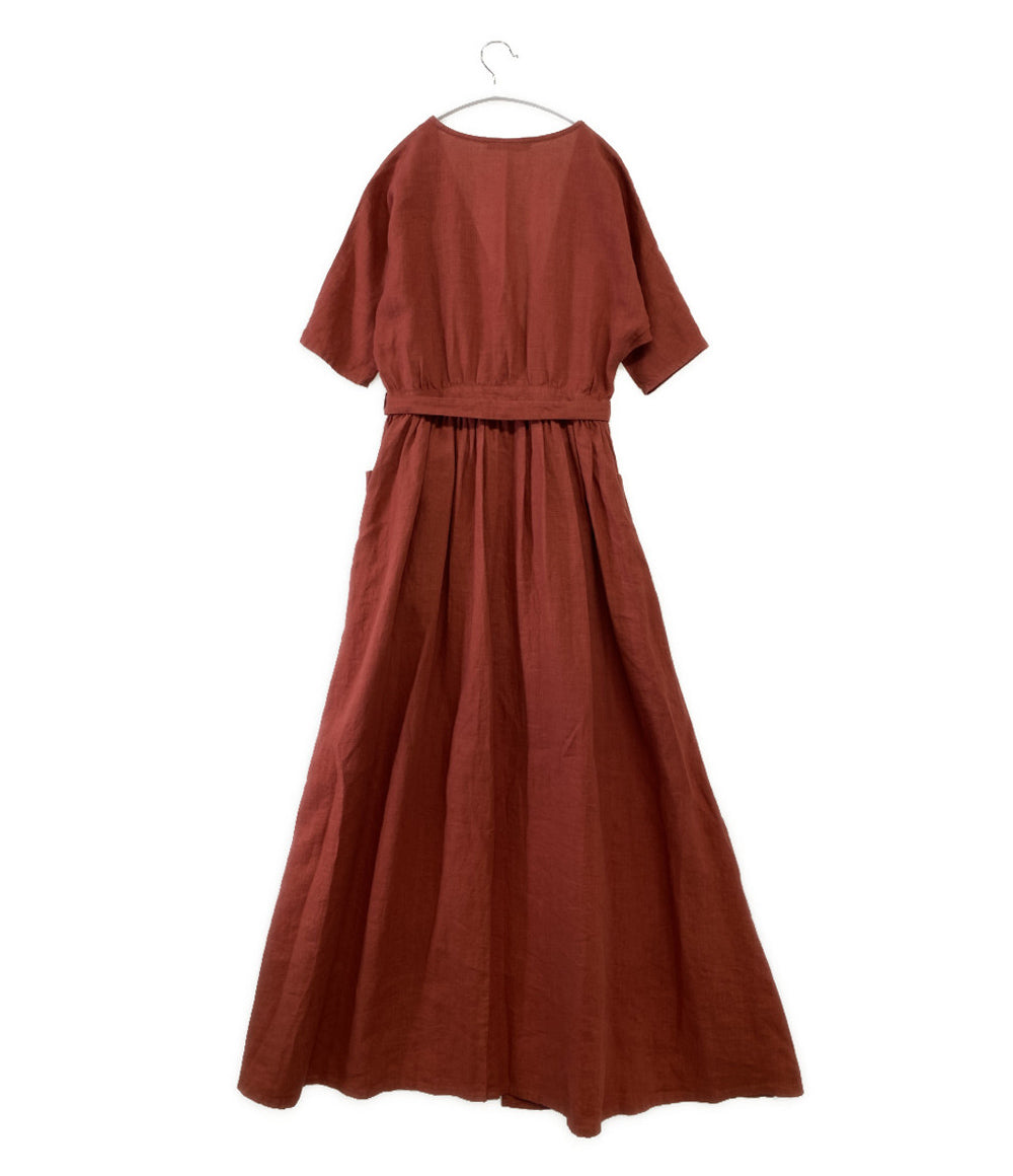 ツルバイマリコオイカワ ワンピース リネン レディース SIZE F TSURU BY MARIKO OIKAWA