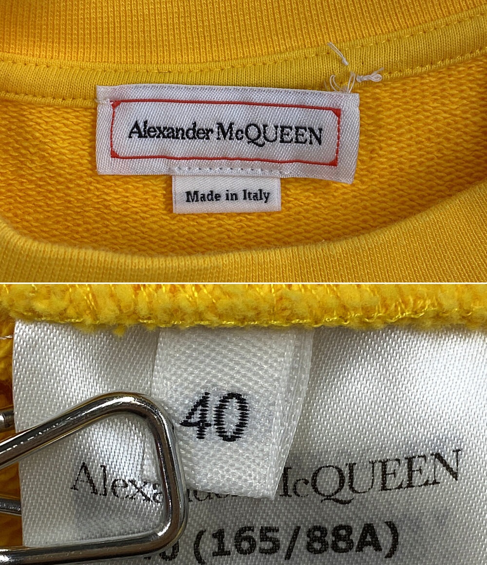 アレキサンダーマックイーン  スウェット イエロー 22AW     レディース SIZE 40  ALEXANDER McQUEEN