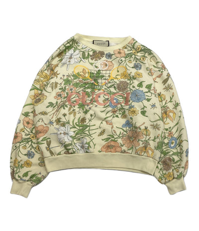 グッチ  スウェット プルオーバー フラワー      レディース SIZE S  GUCCI