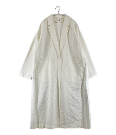 エヴァムエヴァ コート コットンチェスター ホワイト レディース SIZE 2 evam eva