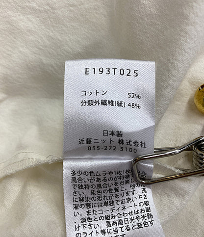 エヴァムエヴァ コート コットンチェスター ホワイト レディース SIZE 2 evam eva