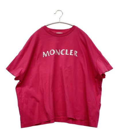 モンクレール  半袖Ｔシャツ ピンク シルバーロゴ 2019SS     レディース SIZE M  MONCLER