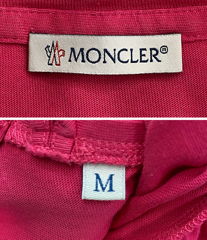 モンクレール  半袖Ｔシャツ ピンク シルバーロゴ 2019SS     レディース SIZE M  MONCLER