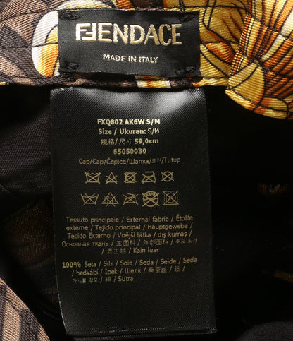 フェンダーチェ キャップ フェンディ ヴェルサーチ コラボ      レディース SIZE S/M  FENDACE