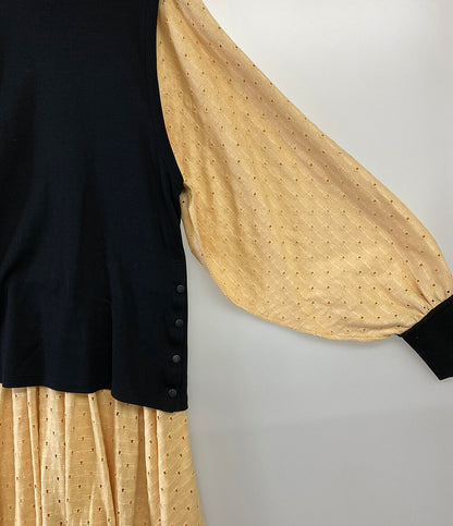 beautiful people 長袖ワンピース レイヤード レディース SIZE 38 ビューティフルピープル