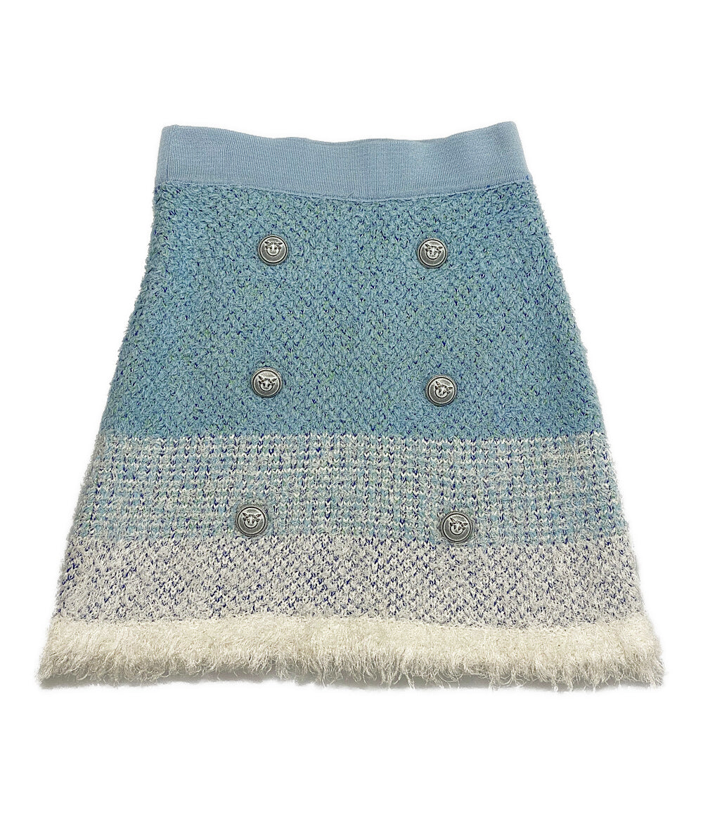 PINKO スカート ツイード ブルー 1G14M7-Y65P レディース SIZE XS ピンコ