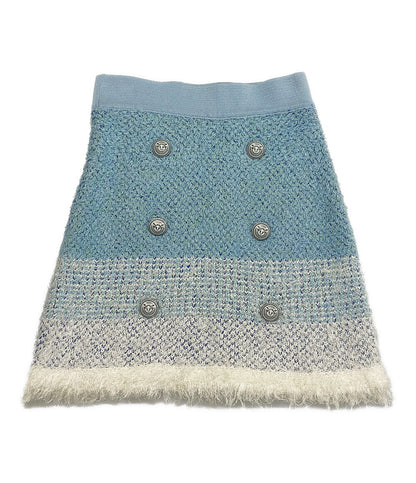 PINKO スカート ツイード ブルー 1G14M7-Y65P レディース SIZE XS ピンコ