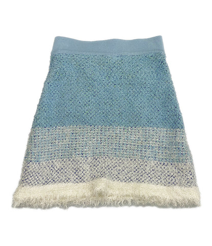 PINKO スカート ツイード ブルー 1G14M7-Y65P レディース SIZE XS ピンコ