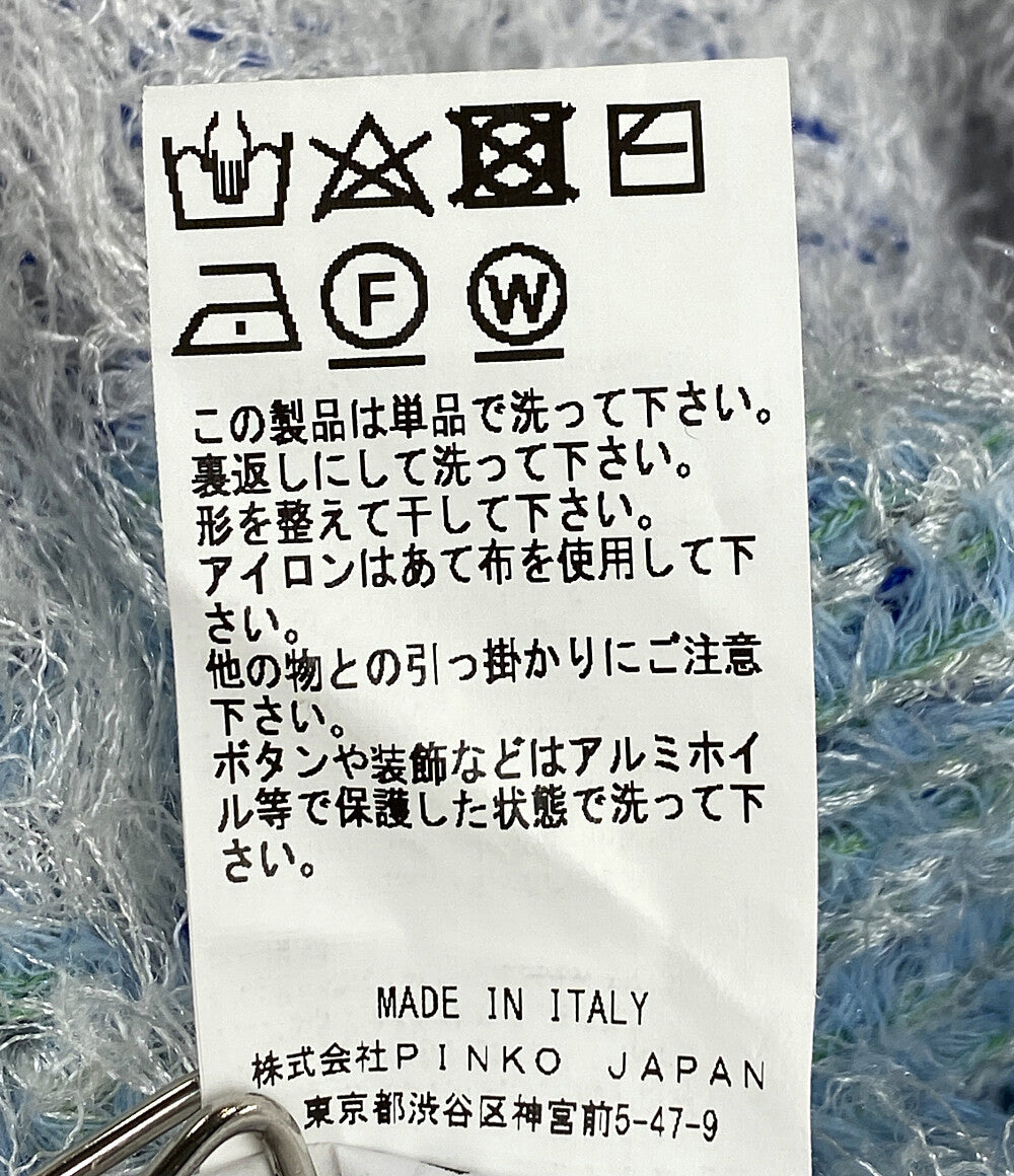 PINKO スカート ツイード ブルー 1G14M7-Y65P レディース SIZE XS ピンコ