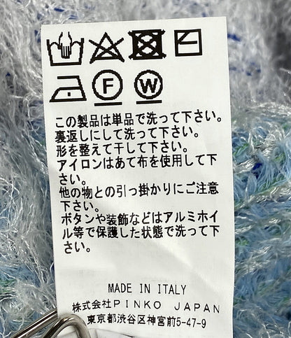 PINKO スカート ツイード ブルー 1G14M7-Y65P レディース SIZE XS ピンコ