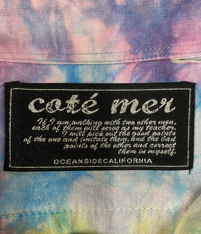コートメール 半袖シャツ 総柄リメイクシャツ      メンズ SIZE -  cote mer
