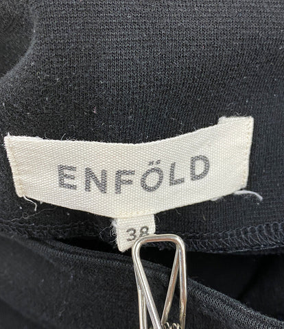 エンフォルド  五分袖 カットソー ブラック      レディース SIZE 38  ENFOLD