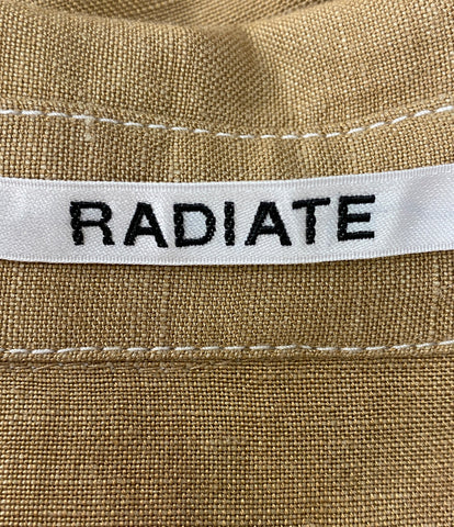 ラディエイト 半袖シャツ オーバーサイズシャツ ブラウン      レディース SIZE 38  RADIATE