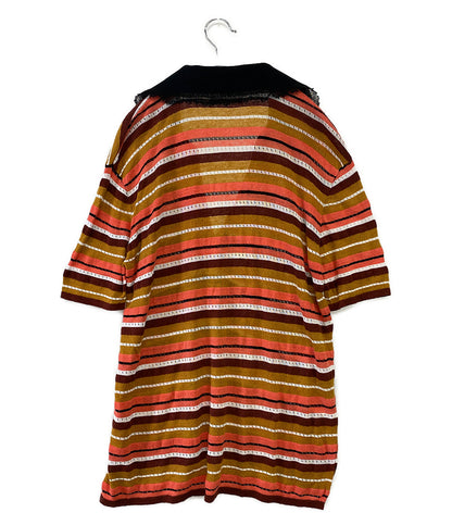 AKANE UTSUNOMIYA アカネウツノミヤ ニットシャツ ボーダー レディース SIZE F