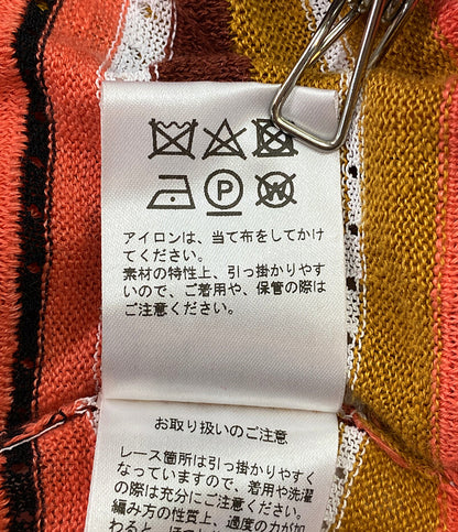 AKANE UTSUNOMIYA アカネウツノミヤ ニットシャツ ボーダー レディース SIZE F
