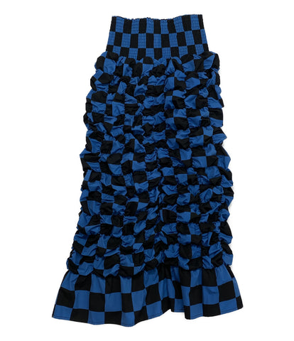 メゾンスペシャル スカート シャーリングチェック 2022ss レディース 