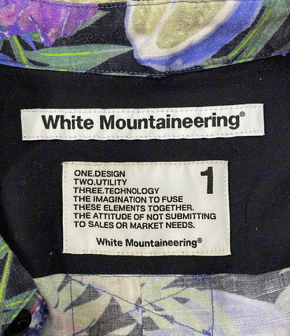ホワイトマウンテニアリング  半袖シャツ アロハシャツ       メンズ SIZE 1  WHITE MOUNTAINEERING