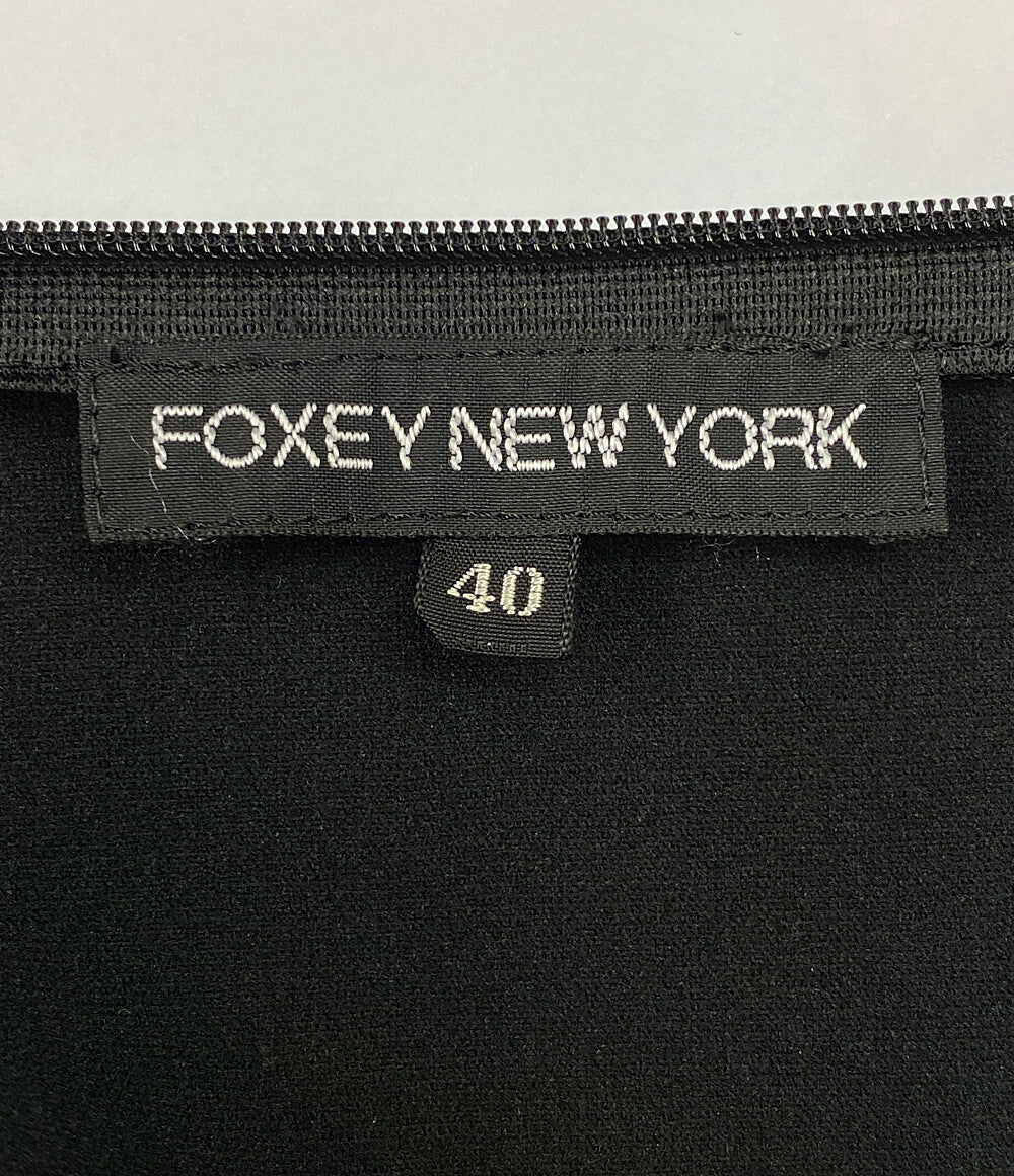 フォクシー  ノースリーブワンピース ブラック      レディース SIZE 40  foxey