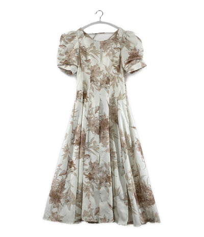 スナイデル 半袖ワンピース コルセットディティールワンピ 花柄 23SS レディース SIZE - snidel