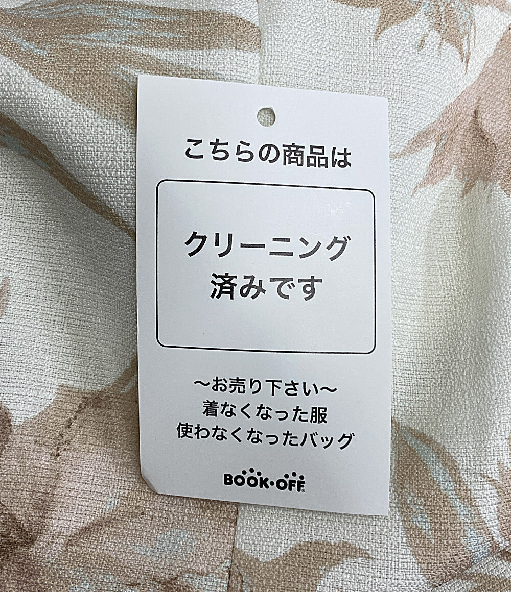 スナイデル 半袖ワンピース コルセットディティールワンピ 花柄 23SS レディース SIZE - snidel