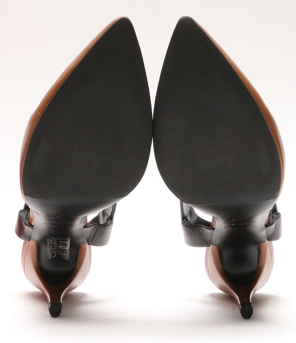 ROGER VIVIER パンプス ブラウン ブラック レディース SIZE 36.5 ロジェヴィヴィエ