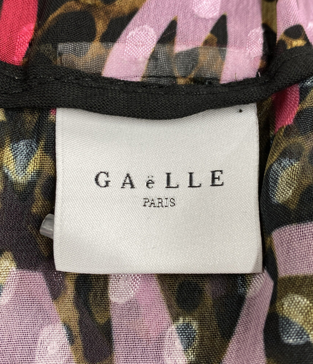 ガエルパリ ティアードスカート レオパード レディース SIZE 16A gaelle paris