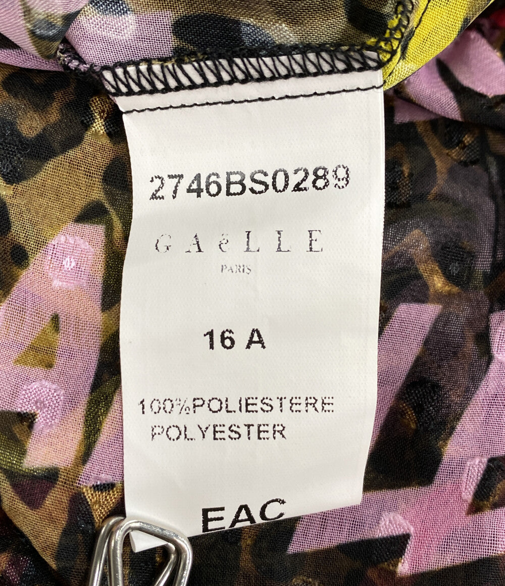 ガエルパリ ティアードスカート レオパード レディース SIZE 16A gaelle paris