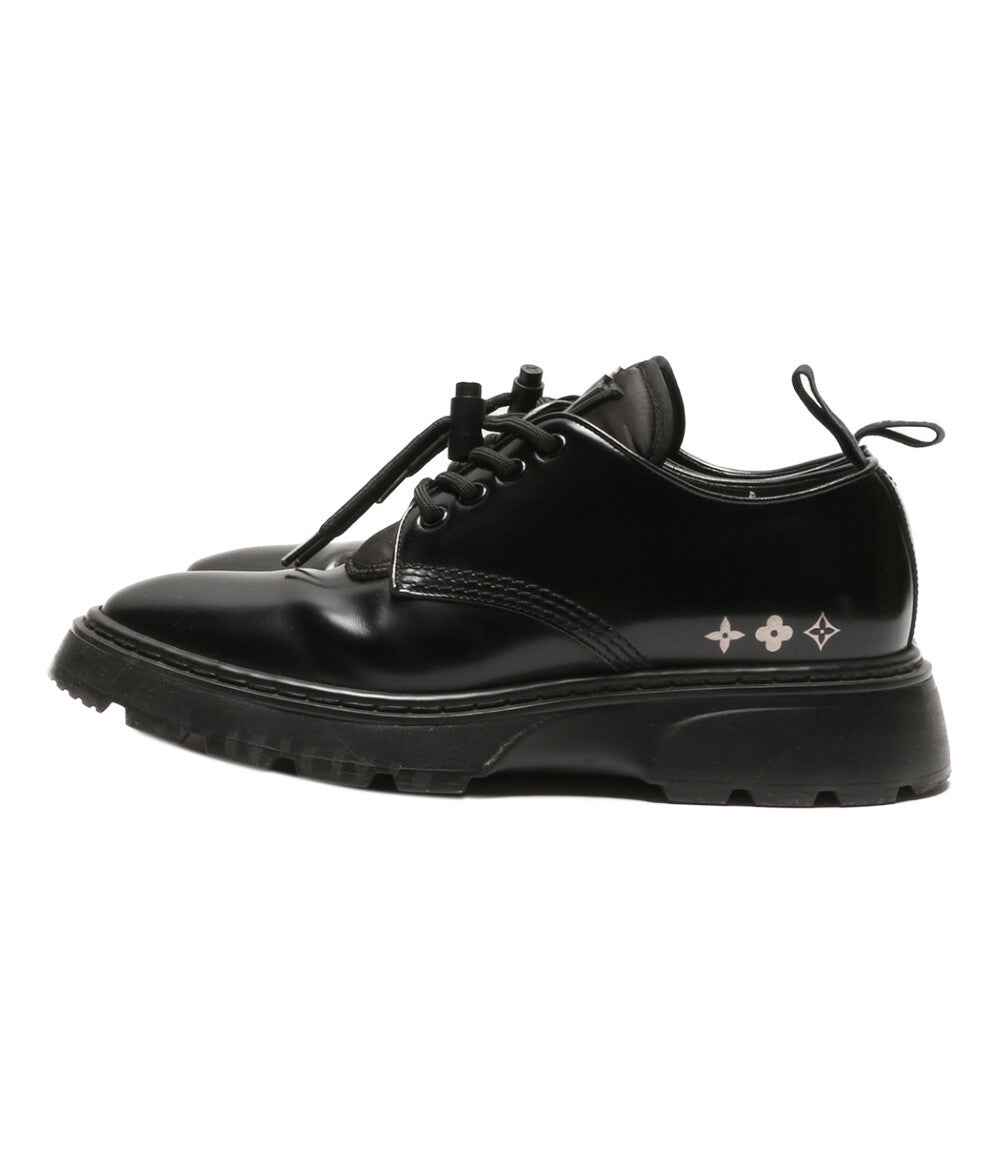 48.1014syルイヴィトン カップ レザー デッキシューズ 革靴 ルイヴィトン レザーシューズ DI0251 メンズ SIZE 5 LOUIS VUITTON