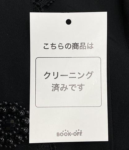 スーパービューティ 長袖ワンピース ブラック レース刺繍 レディース SIZE 42 Super Beauty