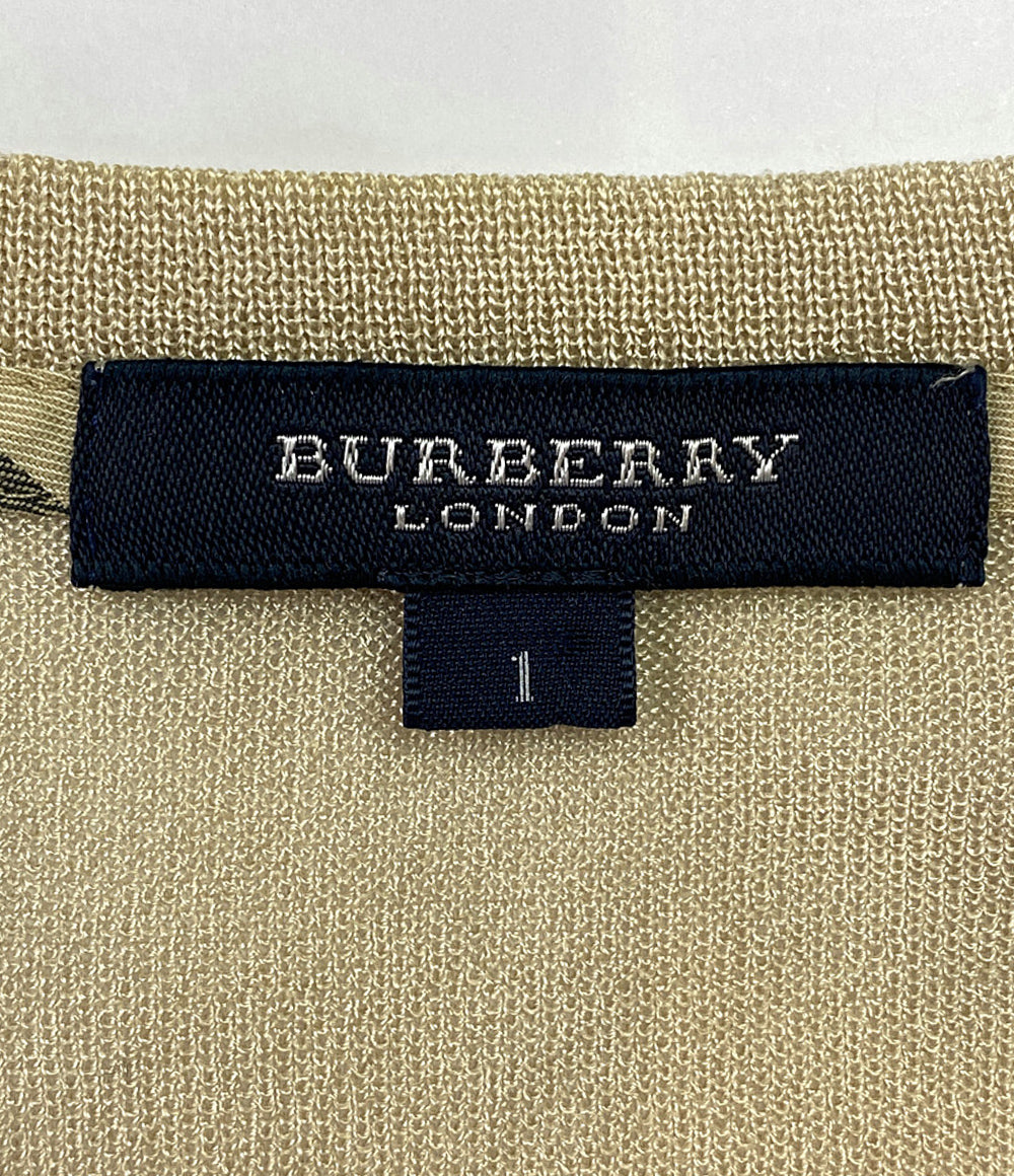 バーバリーロンドン  カーディガン ベージュ 薄手      レディース SIZE 1  BURBERRY London