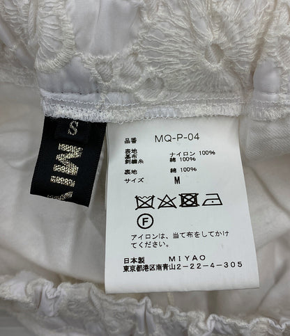 ミヤオ パンツ 総レース ホワイト     MQ-P-04 レディース SIZE S  MIYAO