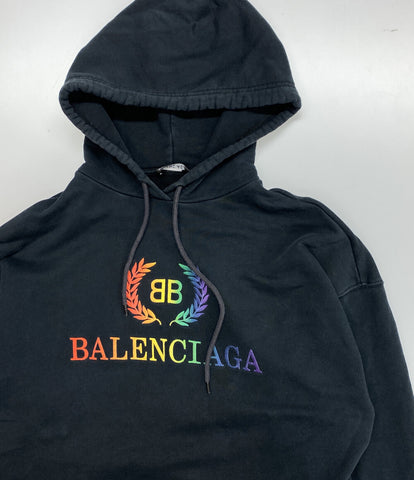 バレンシアガ  パーカー BBロゴ レインボー 19ss     メンズ SIZE XS  BALENCIAGA