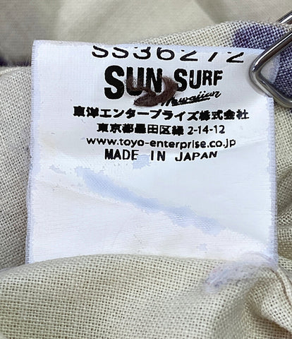 サンサーフ  半袖シャツ 唐獅子牡丹      メンズ SIZE S  SUN SURF