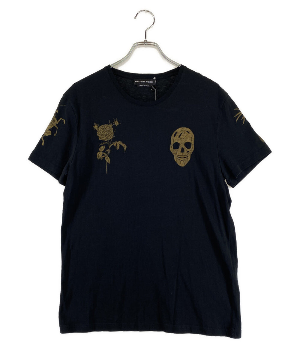 アレキサンダーマックイーン  半袖Ｔシャツ Skull Rose T-Shirt      メンズ SIZE M  ALEXANDER McQUEEN