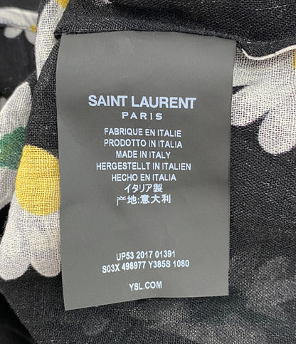 サンローラン  半袖シャツ 花柄      レディース SIZE 42  Saint Laurent