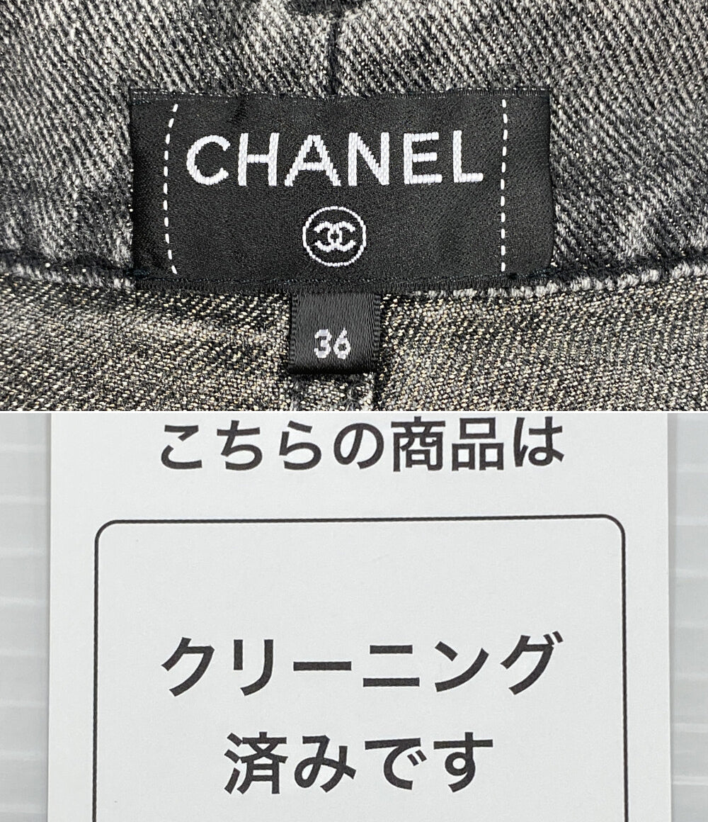 シャネル  デニムパンツ ココマーク     P74150 レディース SIZE 36  CHANEL