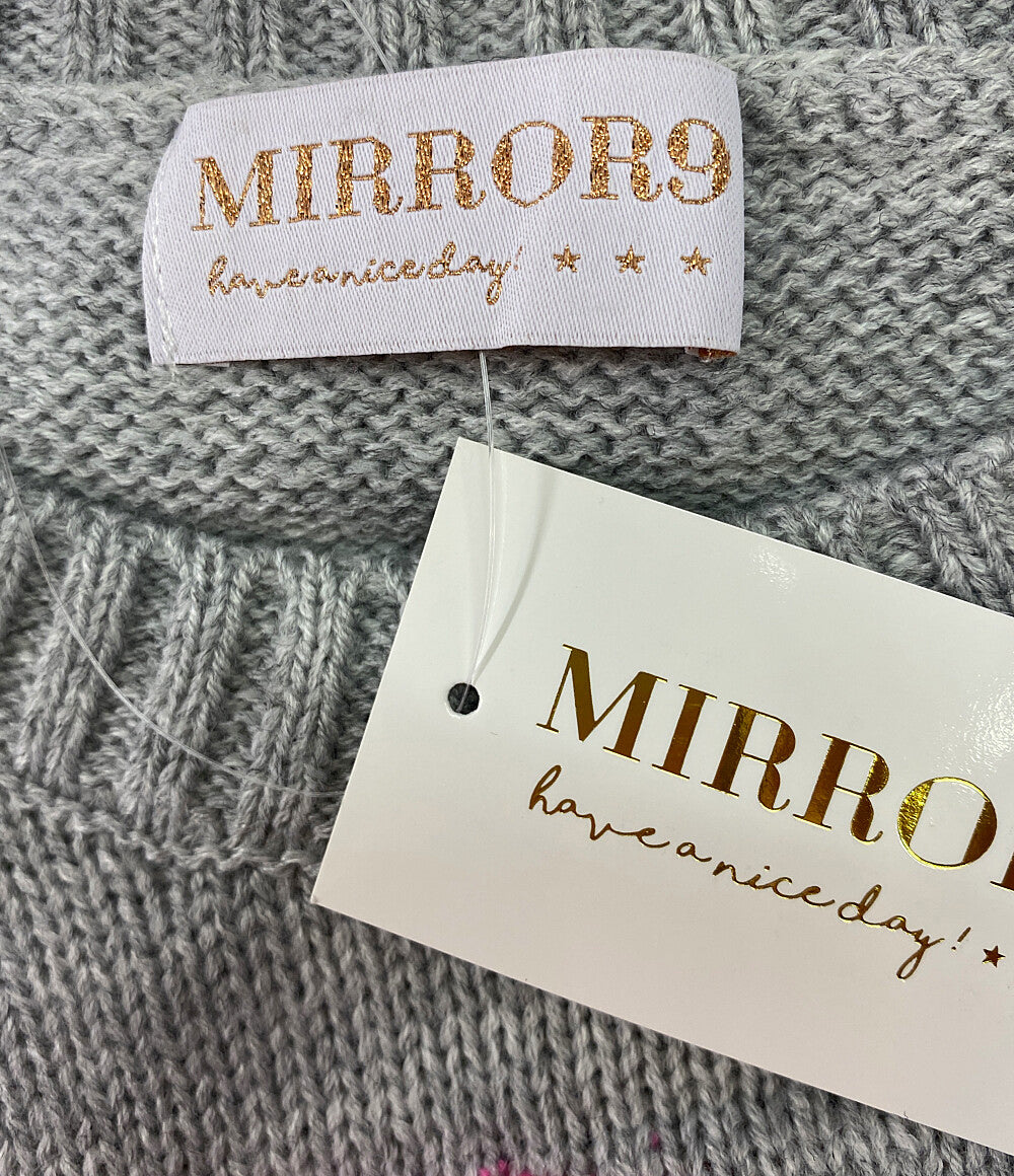 美品 ミラーナイン 長袖ニット ロゴ      レディース SIZE XL  MIRROR9