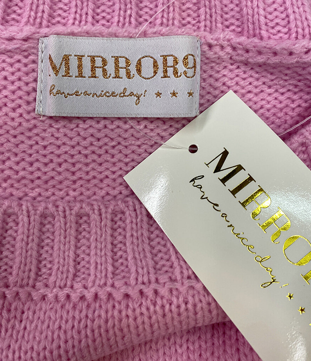 美品 ミラーナイン 長袖ニット ロゴ      レディース SIZE M  MIRROR9