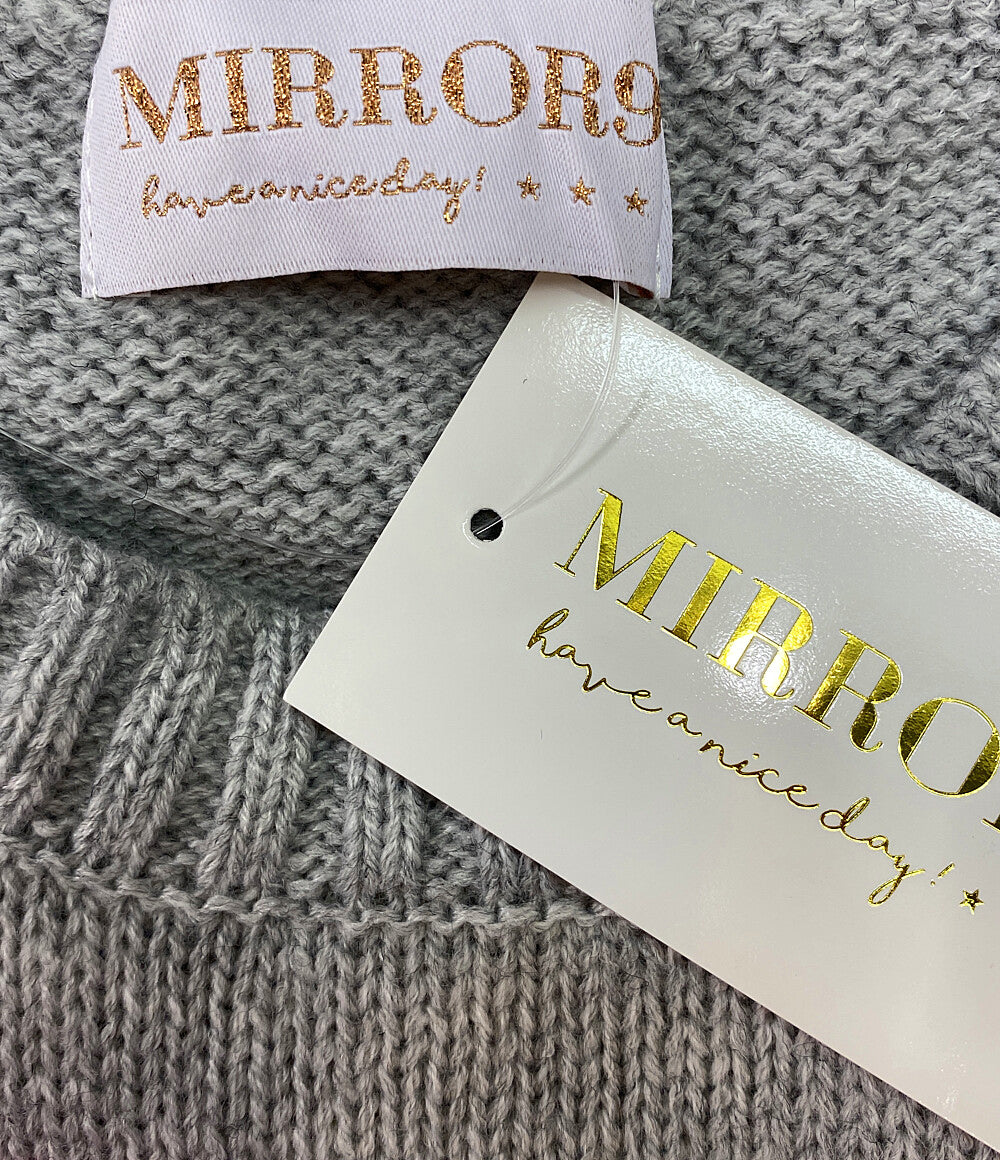 美品 ミラーナイン 長袖ニット ロゴ      レディース SIZE XL  MIRROR9