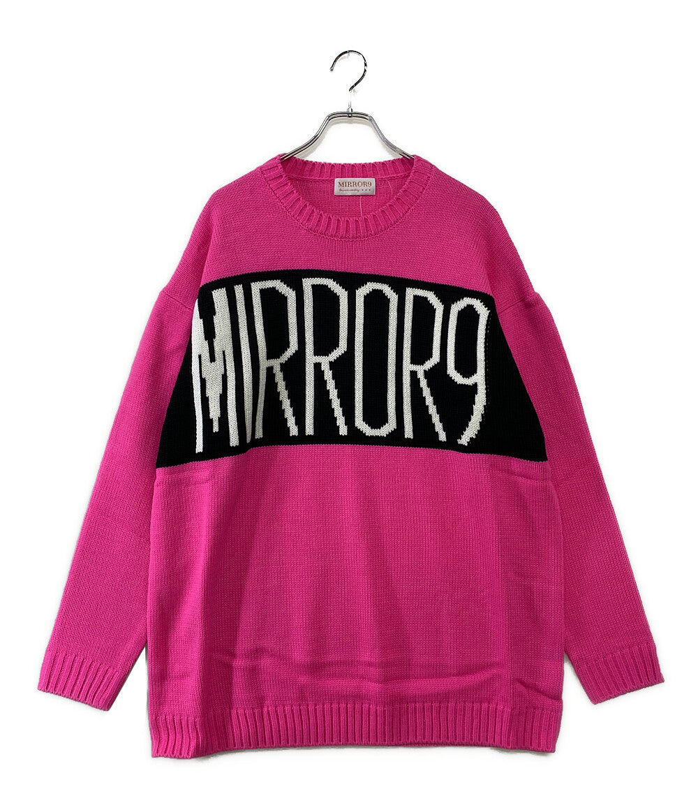 美品 ミラーナイン 長袖ニット ロゴ      レディース SIZE XL  MIRROR9