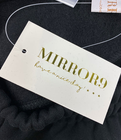 美品 ミラーナイン スウェットパンツ ロゴ ブラック      レディース SIZE S  MIRROR9