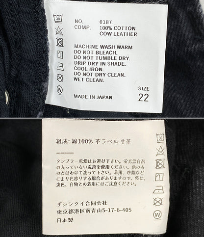 ザシシクイ パンツ ストーンブラック       レディース SIZE 22  THE SHISHIKUI