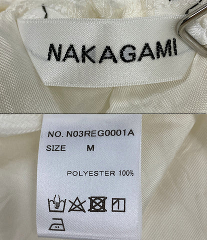 ナカガミ ハンドプリーツスカート ラバープリント       レディース SIZE M  NAKAGAMI