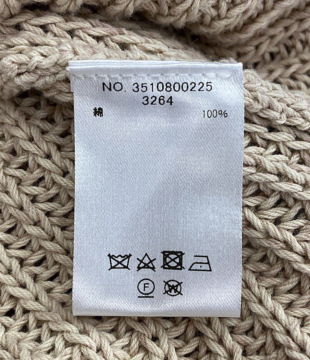 ebure エブール 35108200225 ロングニットカーディガン ノースリーブ レディース SIZE -