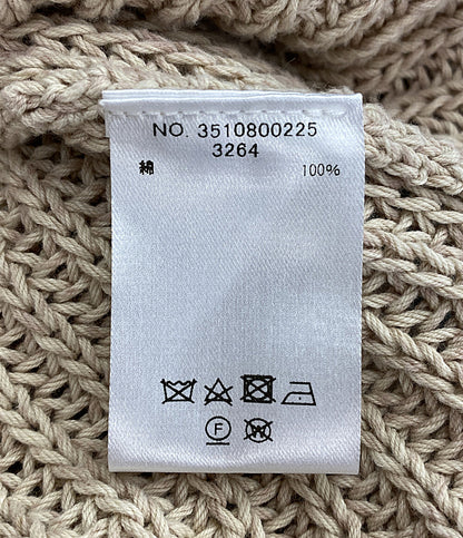 ebure エブール 35108200225 ロングニットカーディガン ノースリーブ レディース SIZE -