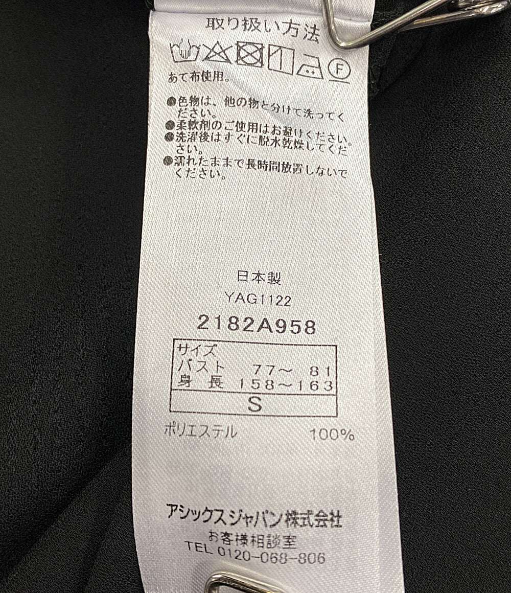 ONITSUKA TIGER 半袖ワンピース ブラック 2182A958 23SS レディース SIZE S オニツカタイガー