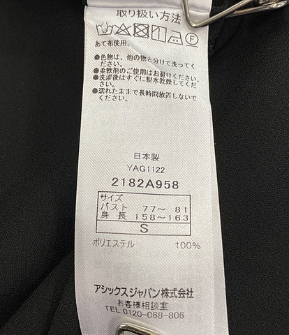 オニツカタイガー  半袖ワンピース ブラック 2182A958 23SS     レディース SIZE S  ONITSUKA TIGER