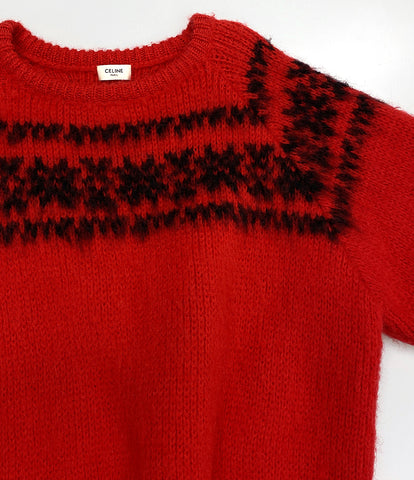 セリーヌ  セーター Boxy Sweater in Brushed Wool       レディース SIZE L  CELINE