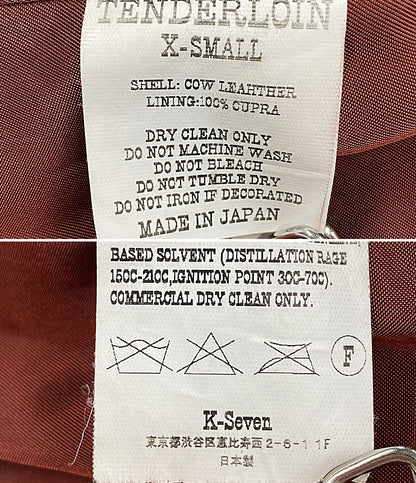 TENDERLOIN レザージャケット メンズ SIZE XS テンダーロイン